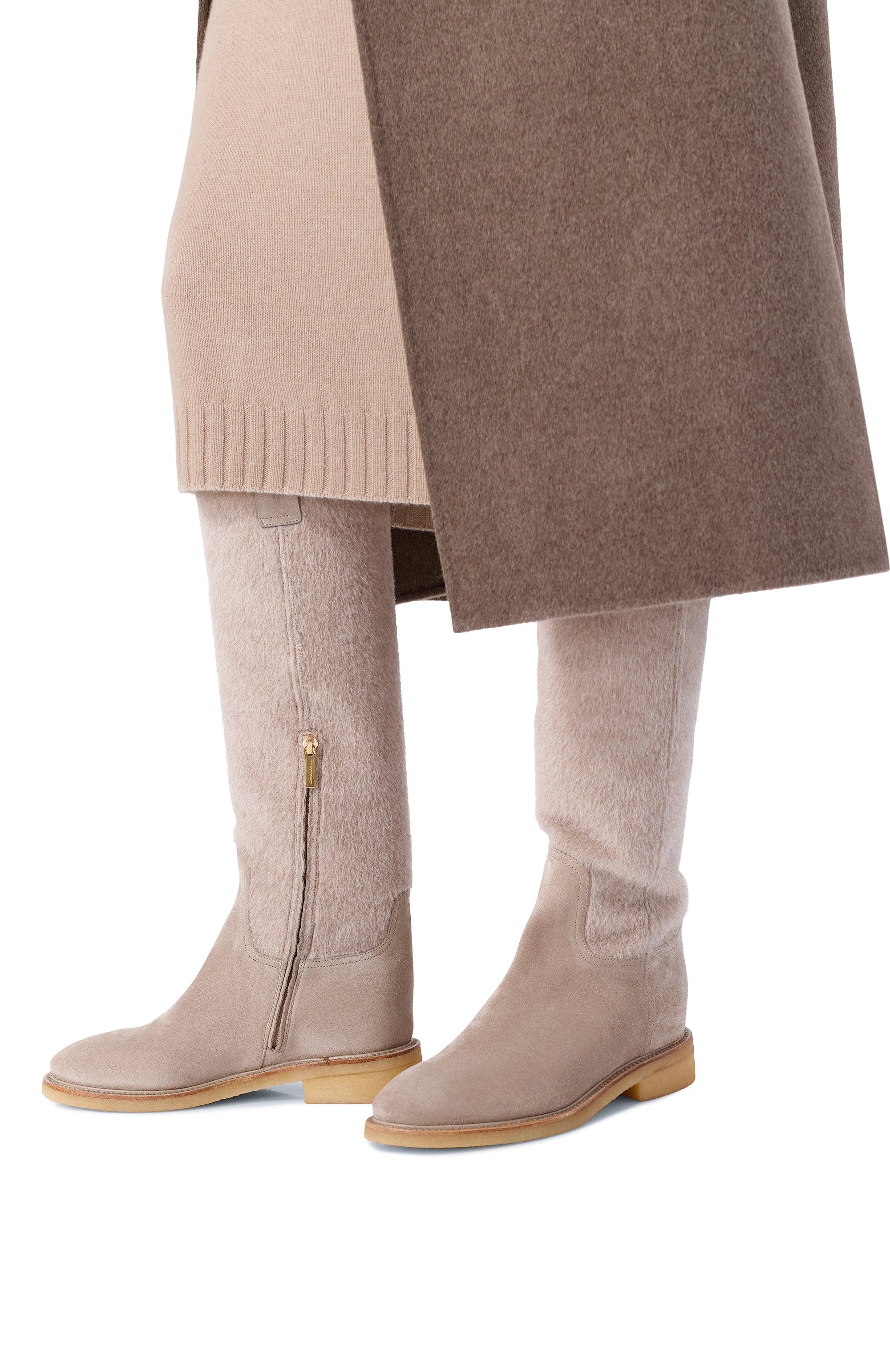 Комбинированные сапоги SANTONI, арт. WSHG71762PARNHSU, фото 2