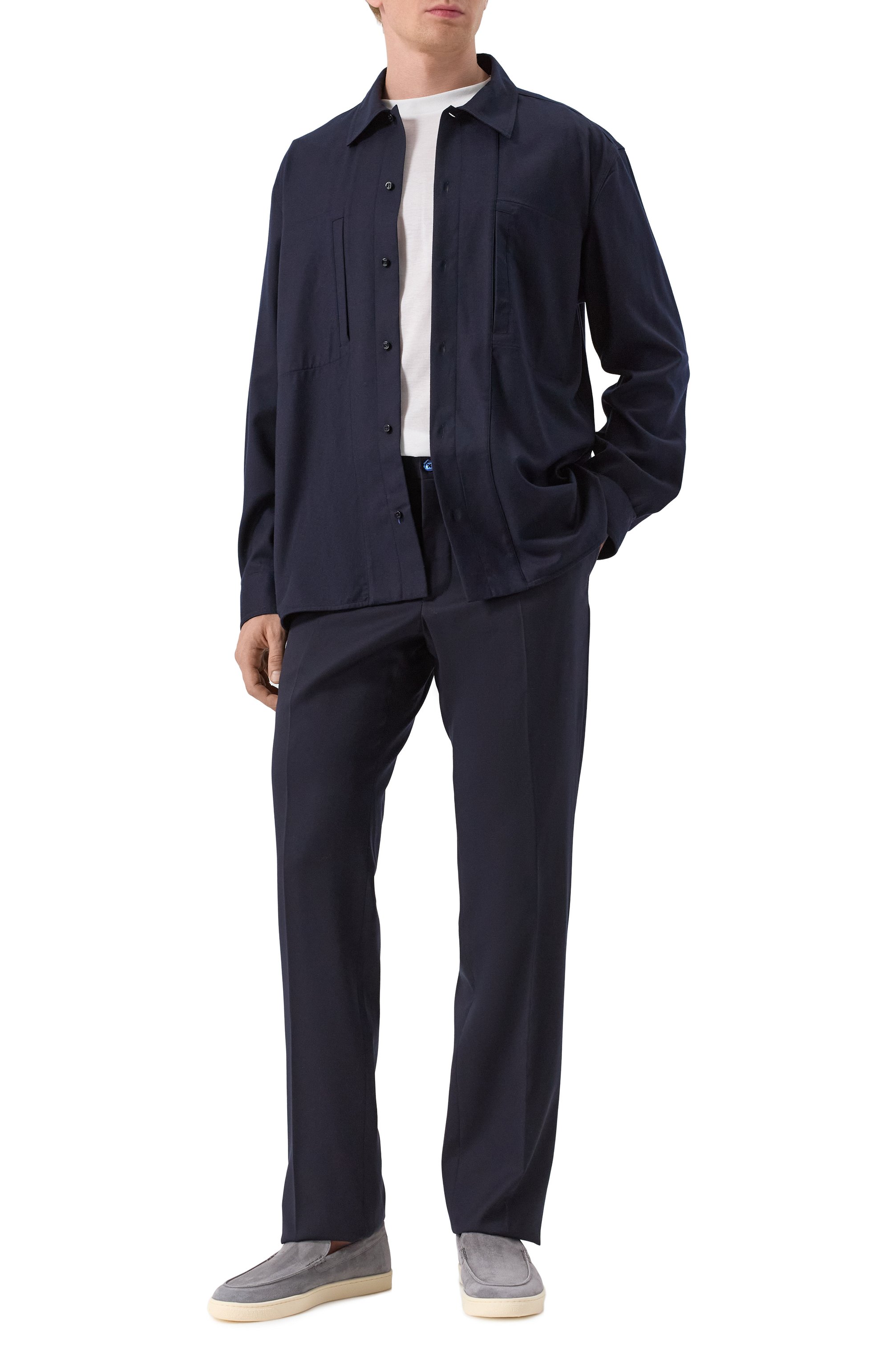 Шерстяные брюки ZILLI, арт. CP0005M028670056U, фото 2