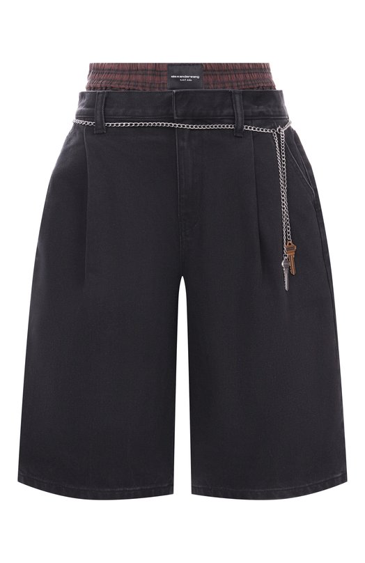 Джинсовые шорты Alexander Wang 4DC3254755 Чёрный 4DC3254755