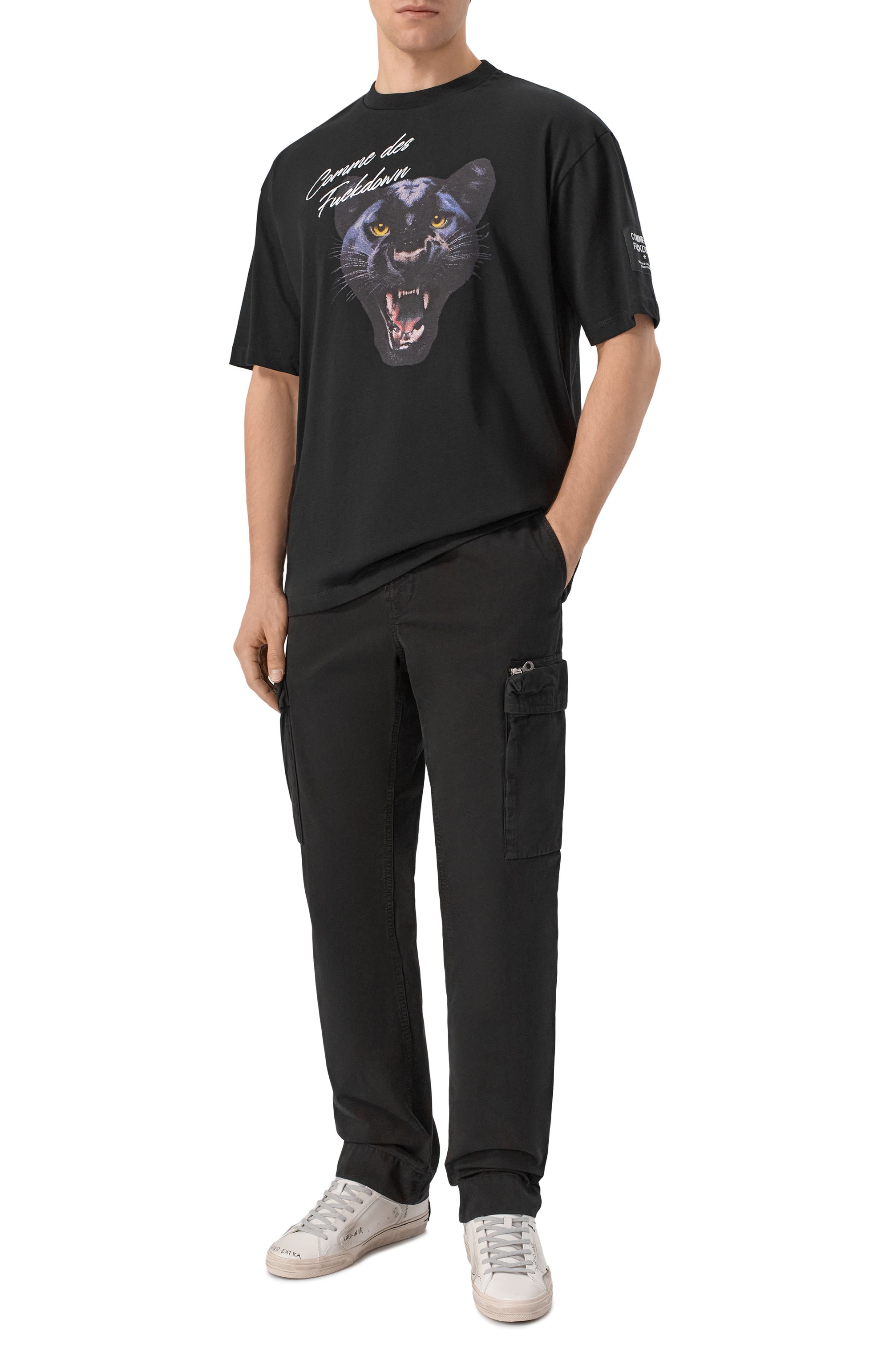 Хлопковая футболка COMME DES FUCKDOWN, арт. CFABM01977, фото 2