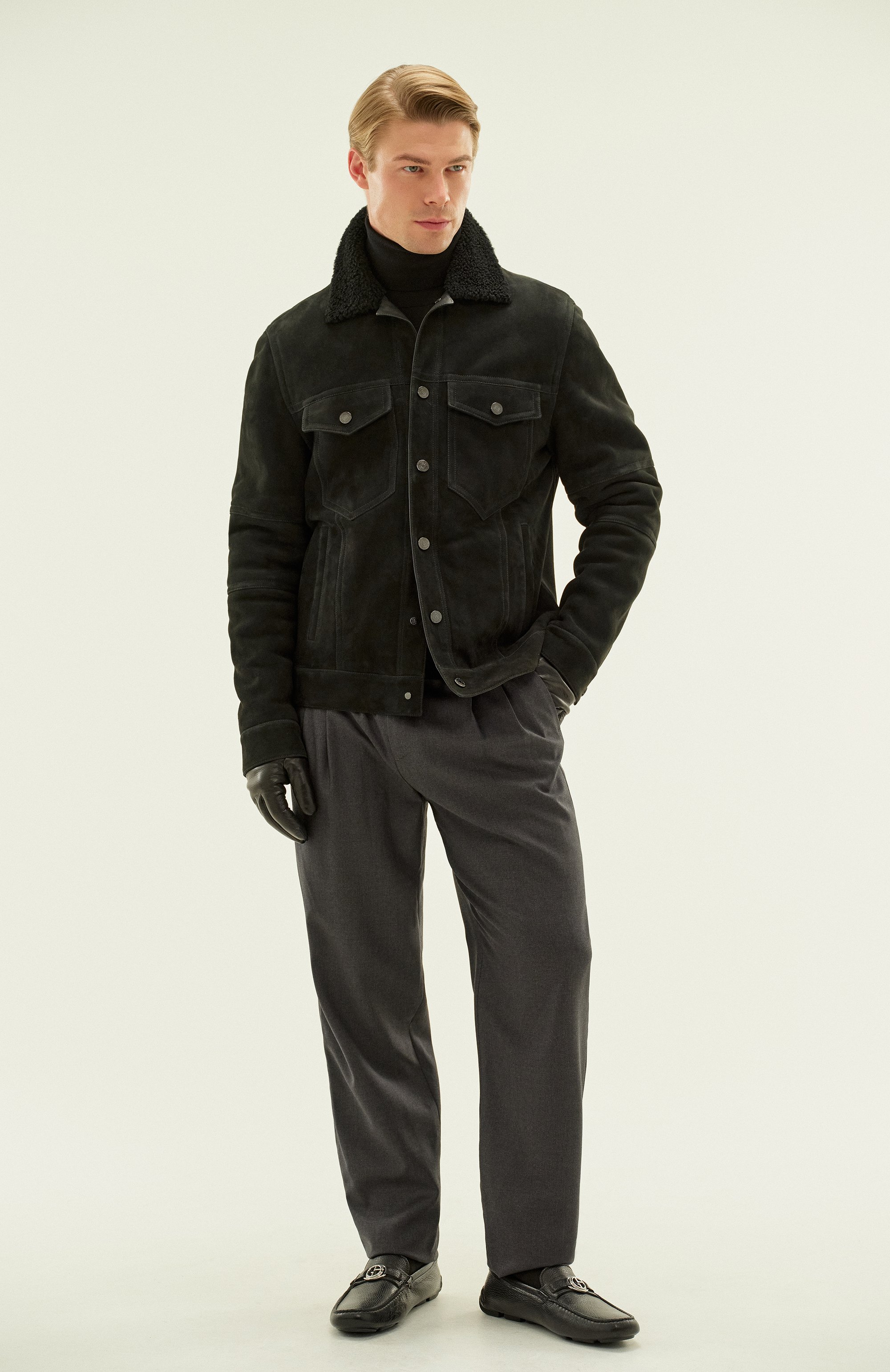 Шерстяные брюки GIORGIO ARMANI, арт. GM000648/TE10959, фото 6