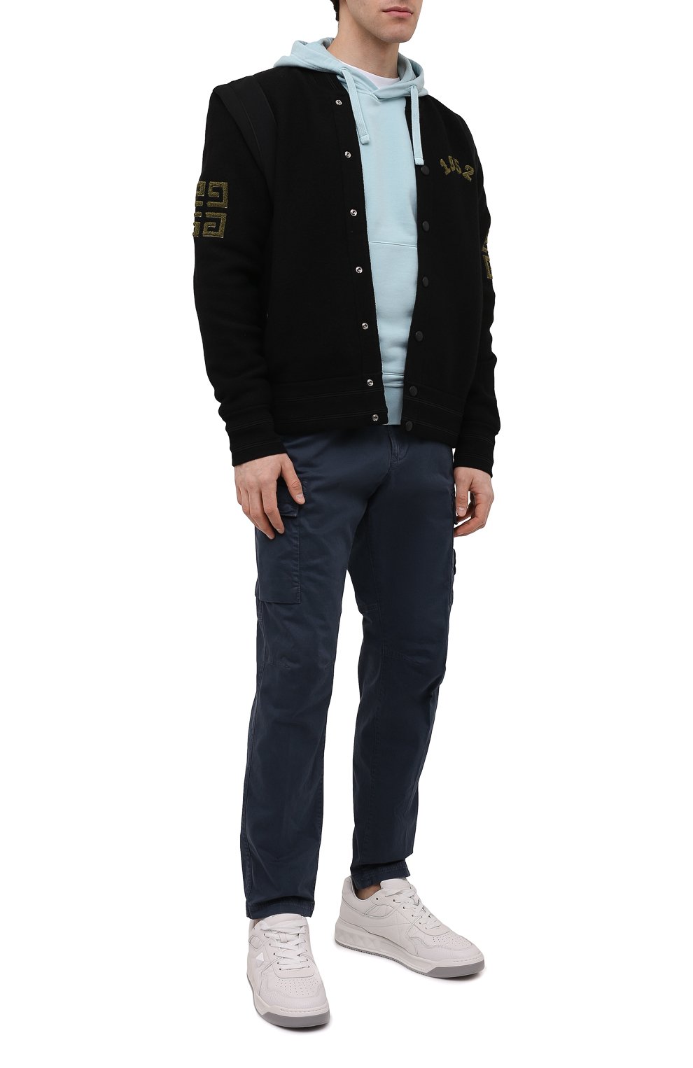 Хлопковое худи STONE ISLAND, арт. 761564151, фото 2