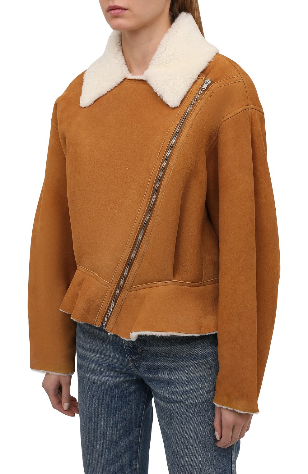 Дубленка из овчины ISABEL MARANT коричневого цвета по цене 277500 руб., арт. MA1068-21H001I/ADDYA, фото 3 Дубленка из овчины ISABEL MARANT, арт. MA1068-21H001I/ADDYA, фото 3
