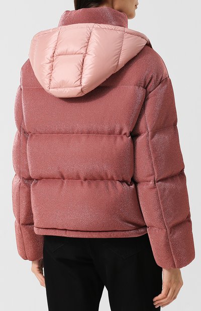 Стеганая куртка с капюшоном и металлизированной нитью MONCLER, арт. D2-093-45346-80-829DD, фото 4