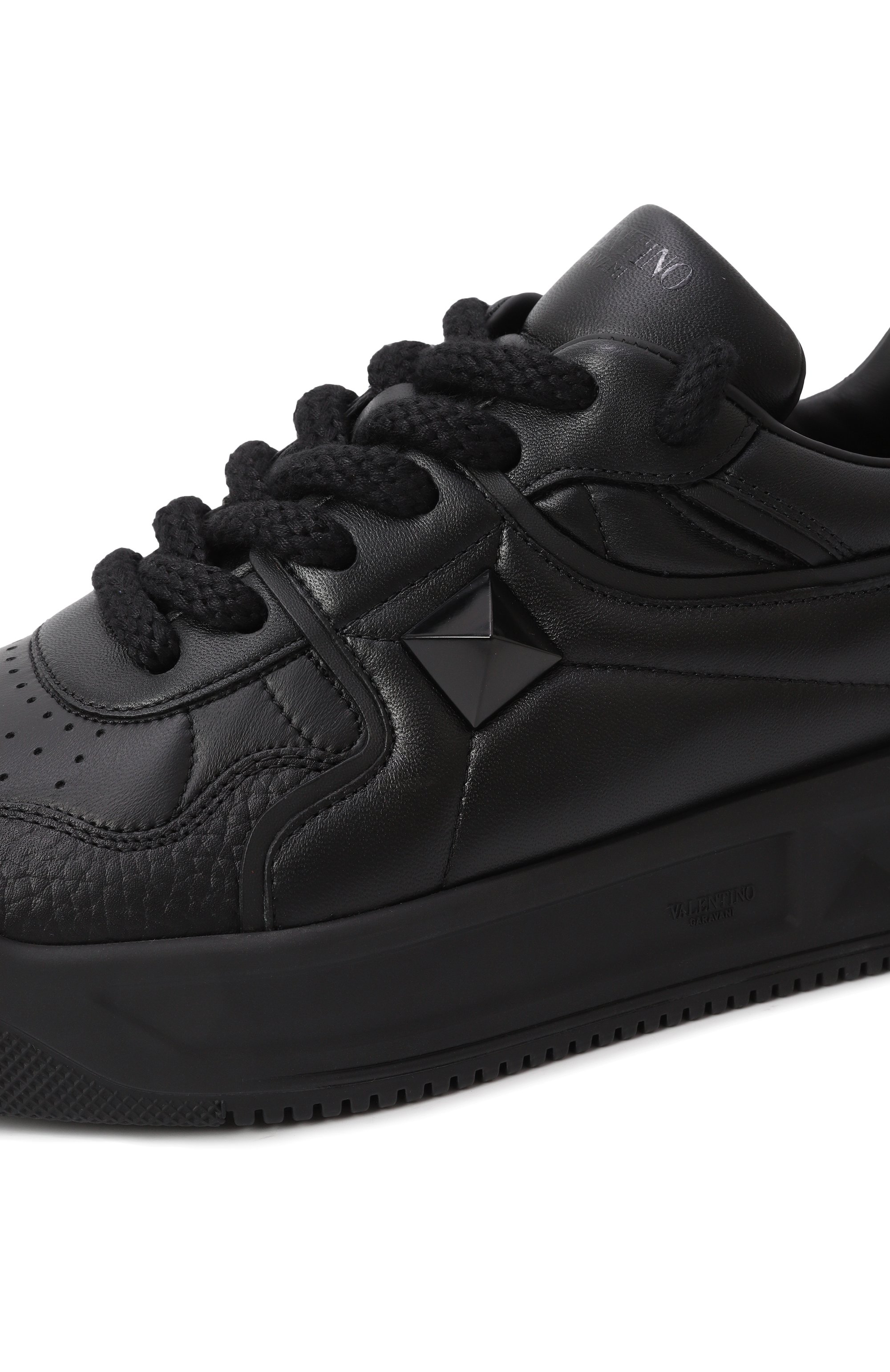 Кожаные кеды one stud xl VALENTINO, арт. 6Y2S0G37/XTM, фото 7