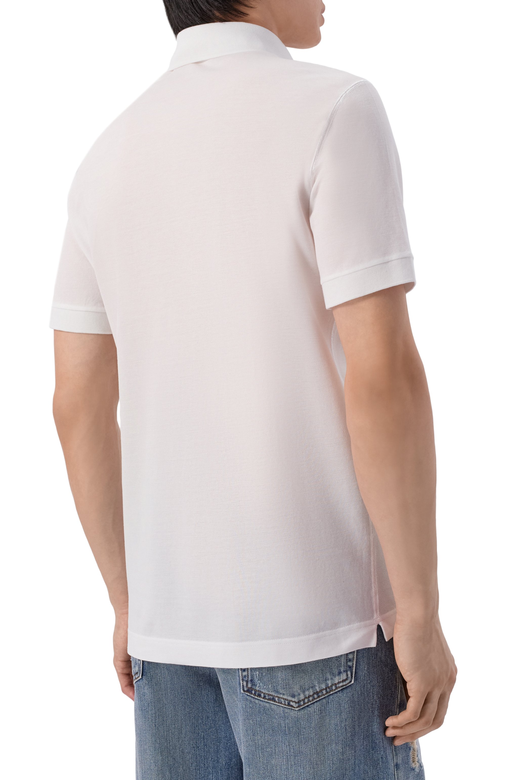 Хлопковое поло DOLCE & GABBANA, арт. G8PL4T/G7P1D, фото 4