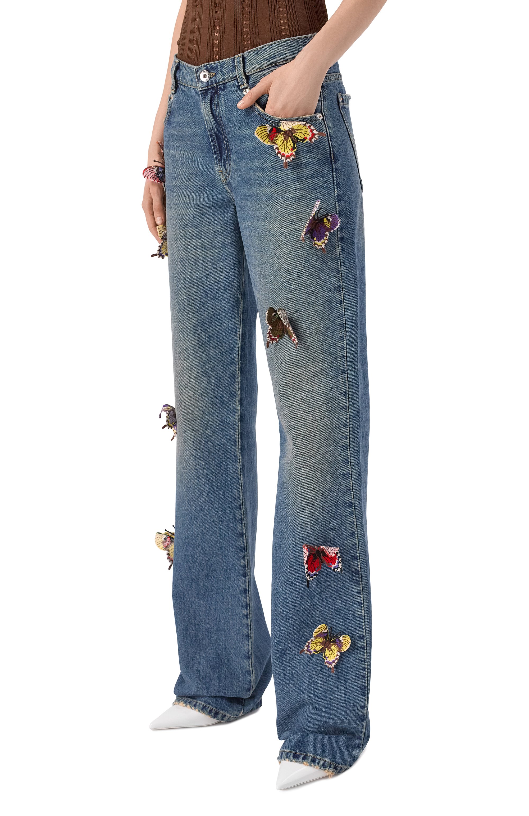 Джинсы BLUMARINE, арт. 4J165A, фото 3