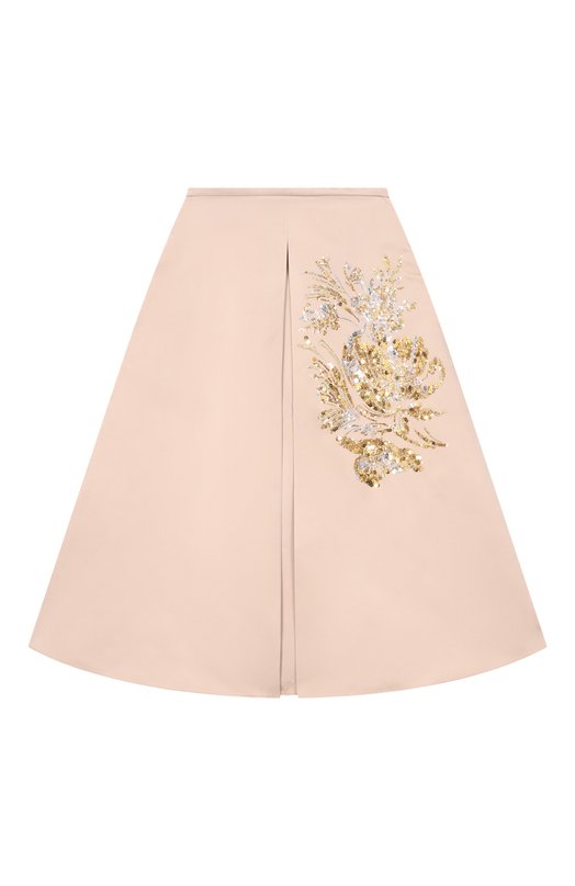 

Юбка с отделкой пайетками Rochas, Бежевый