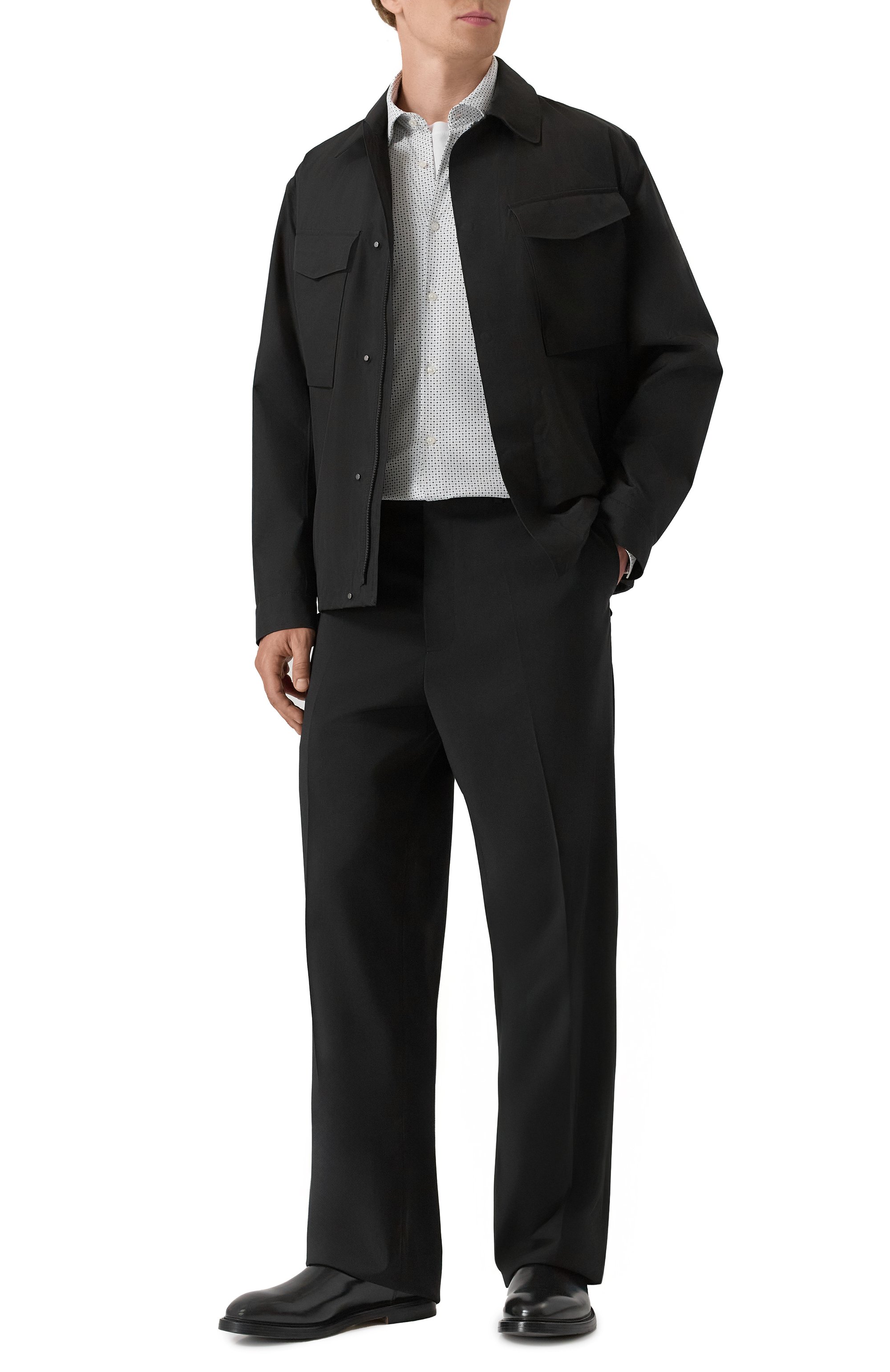 Рубашка HUGO белого цвета по цене 13600 руб., арт. 50544942, фото 2 Рубашка HUGO, арт. 50544942, фото 2