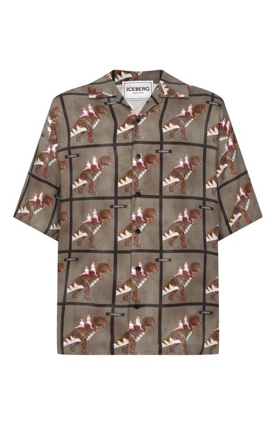 Мужская рубашка из вискозы ICEBERG, арт. G130/5292