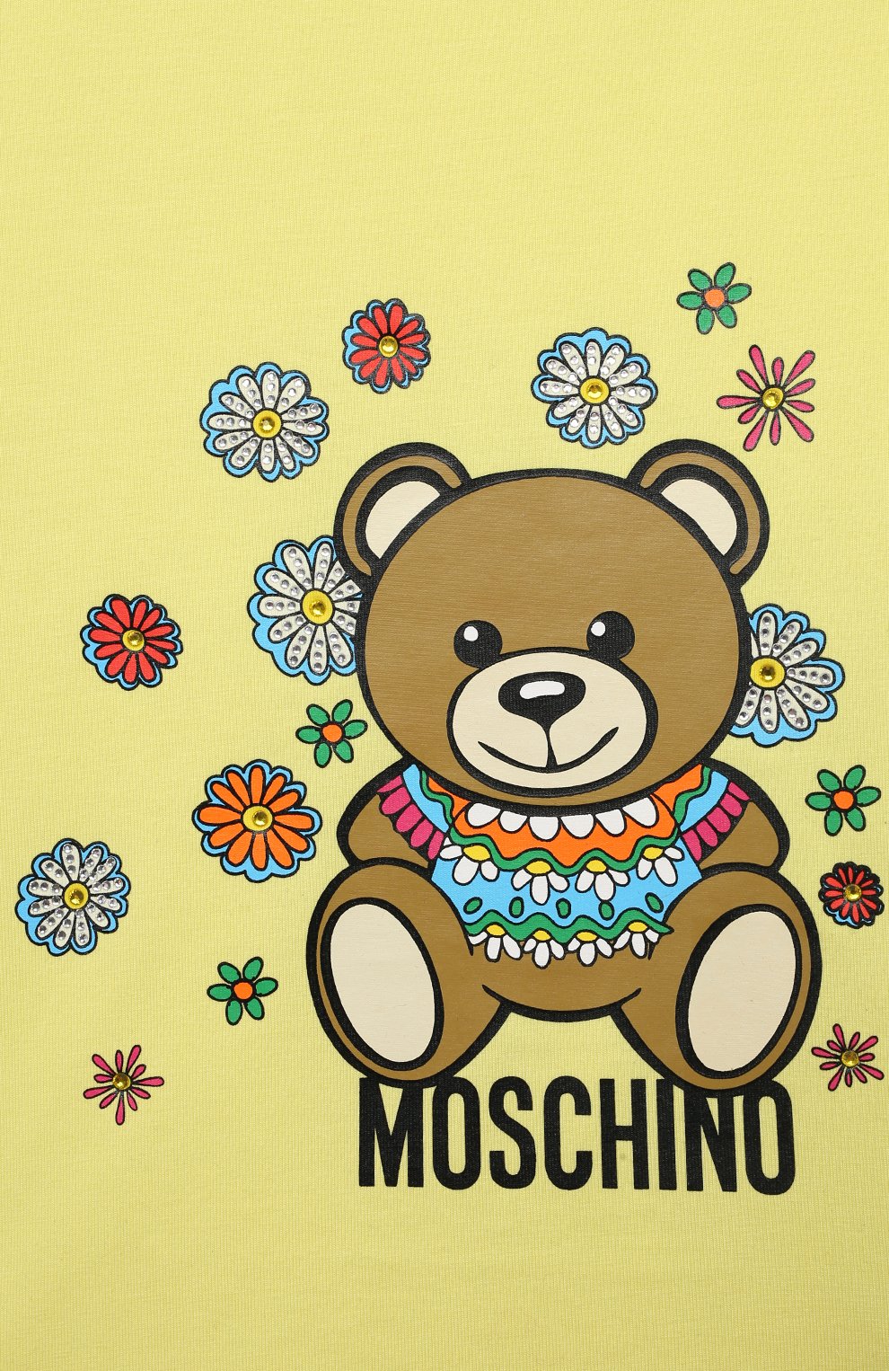 Хлопковая футболка MOSCHINO, арт. HDM04T/LBA00/4-8, фото 3