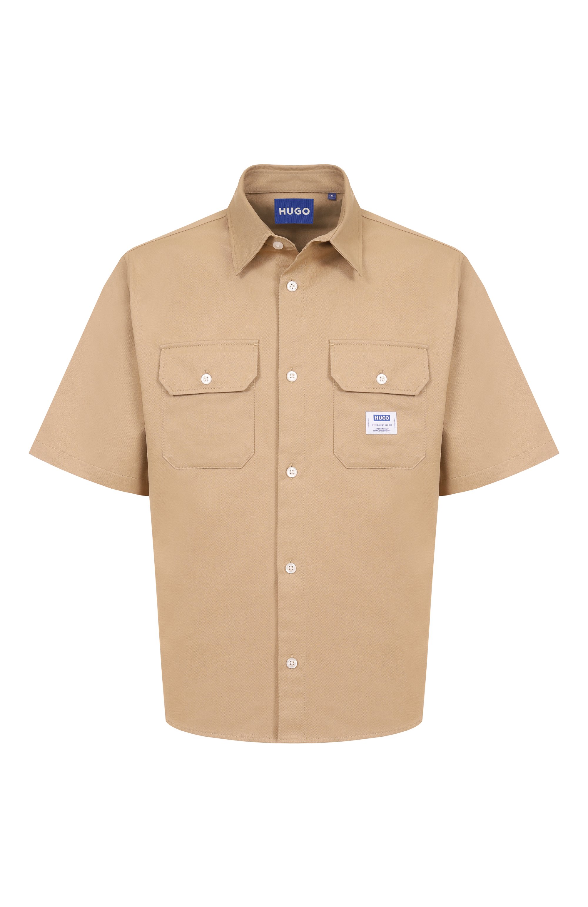 Хлопковая рубашка HUGO BLUE, арт. 50517871, фото 1