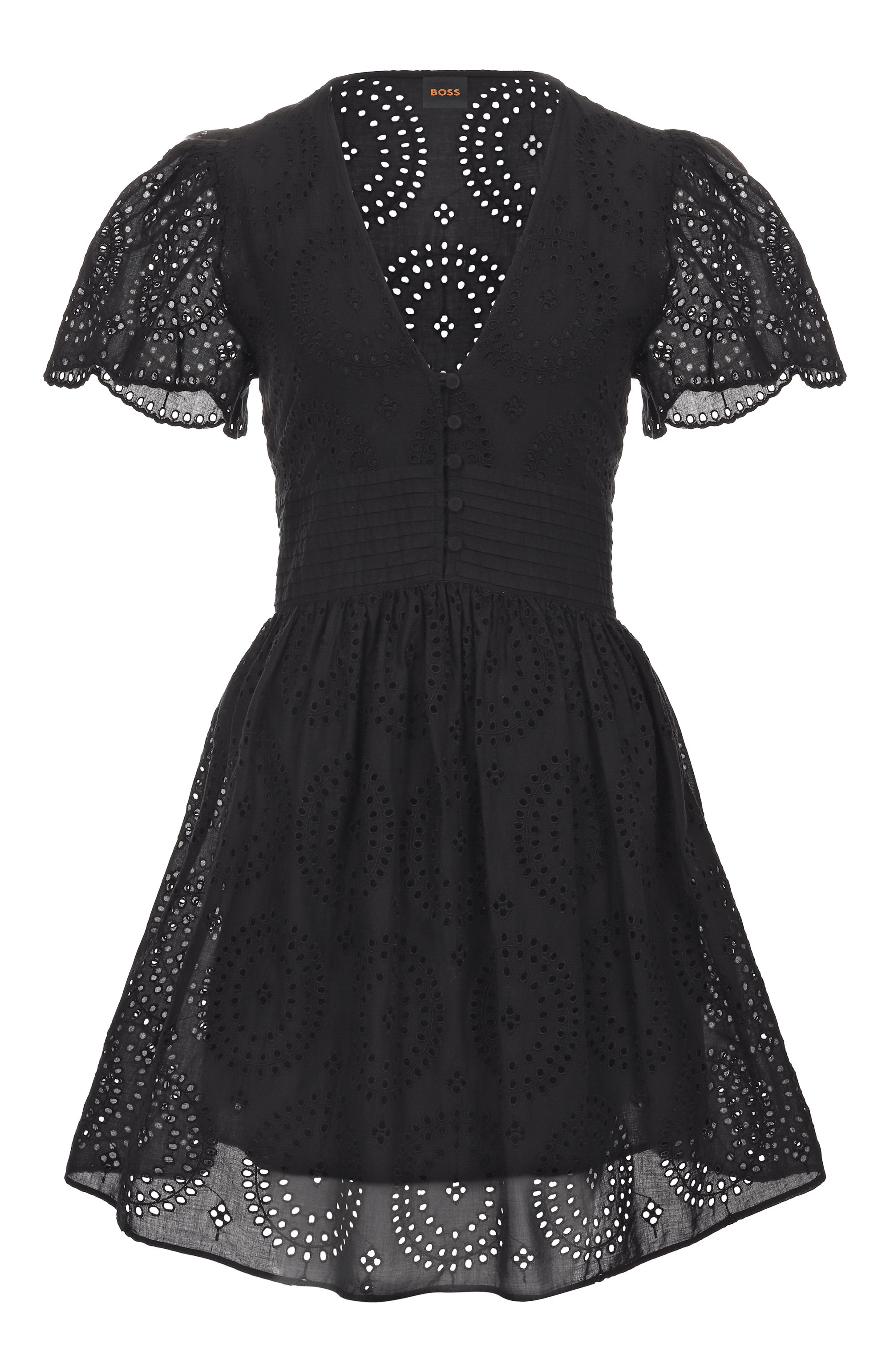 Хлопковое платье BOSS ORANGE, арт. 50538362, фото 1