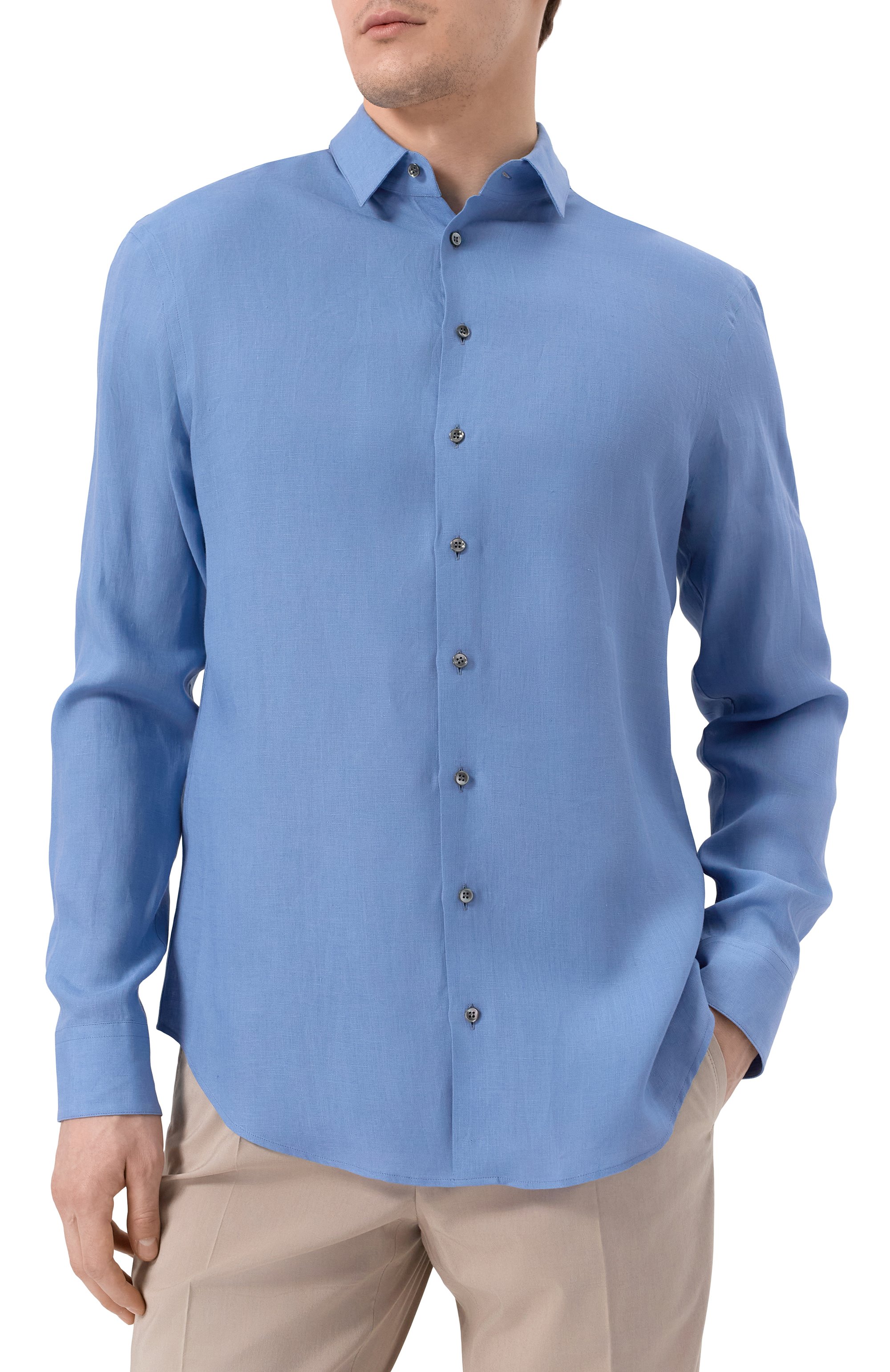 Льняная рубашка GIORGIO ARMANI, арт. 8WGCCZ98/TZC62, фото 3