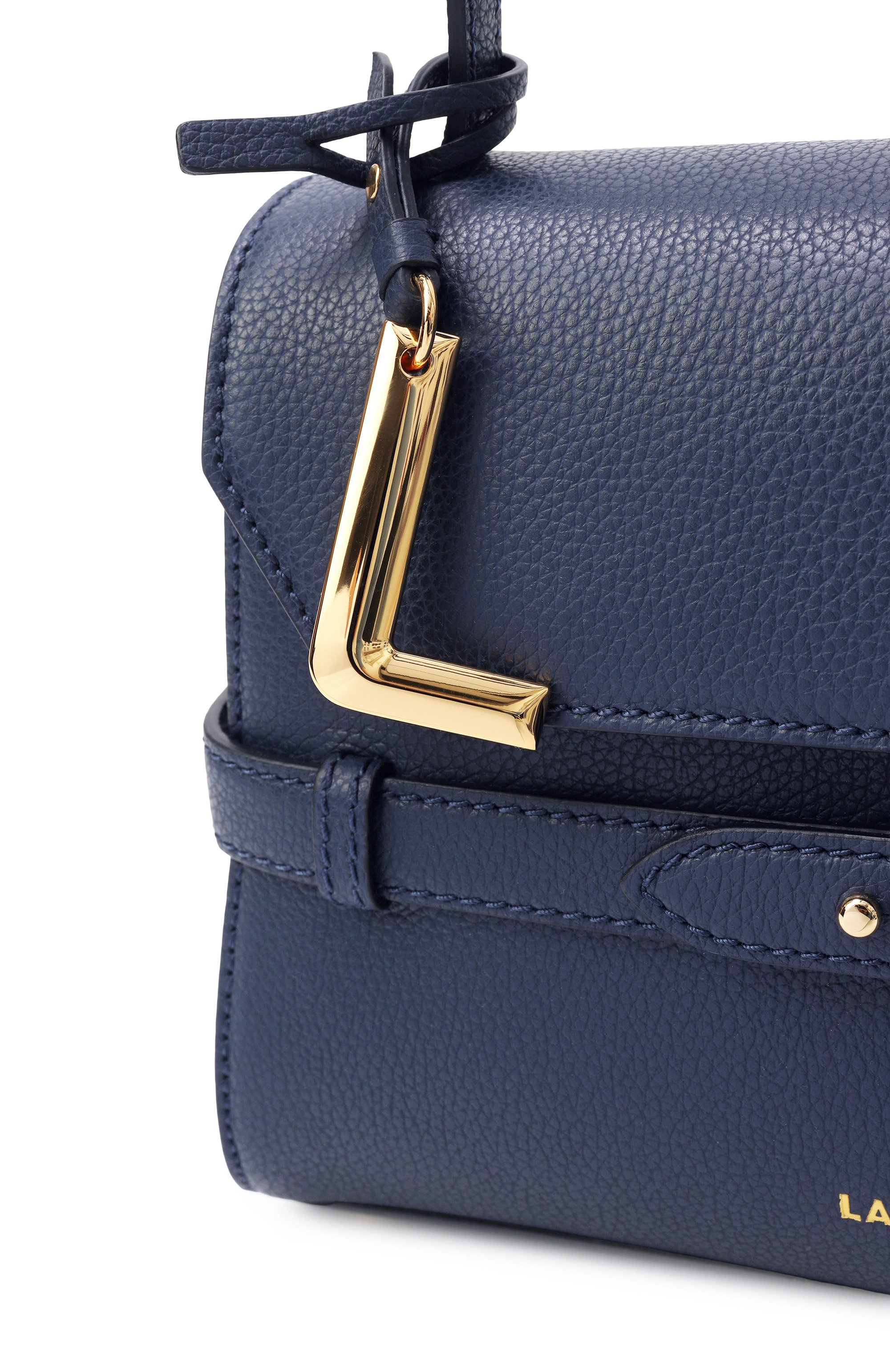 Сумка faubourg LANCEL темно-синего цвета по цене 64350 руб., арт. A13948, фото 6 Сумка faubourg LANCEL, арт. A13948, фото 6