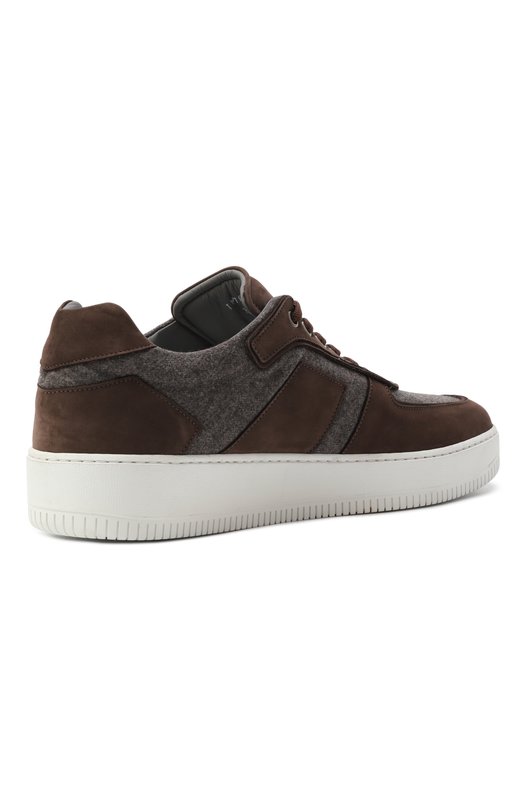 Комбинированные кеды Corneliani 26TM70-2620906 Коричневый  26TM70-2620906 Фото 5