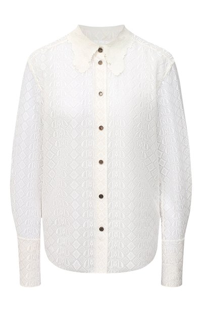 Женская шелковая рубашка CHLOÉ, арт. CHC20WHT51480