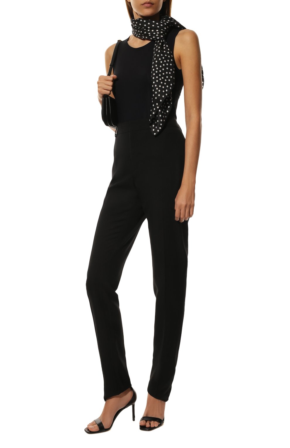 Шелковый платок SAINT LAURENT, арт. 686622/3Y052, фото 2