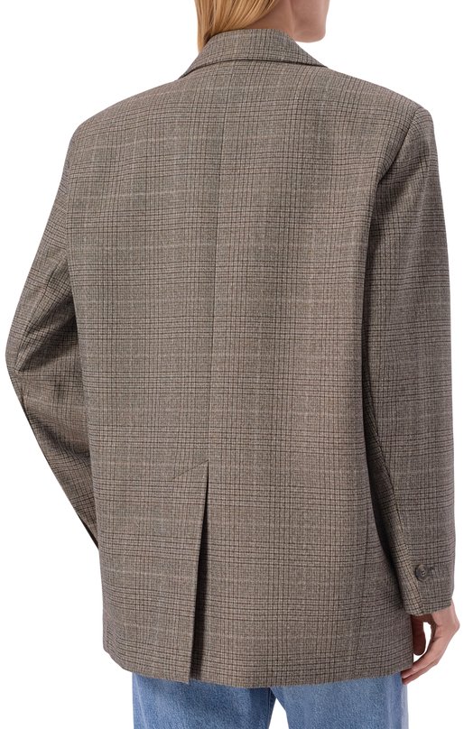 Шерстяной жакет Weekend Max Mara WKDMAGMA Серый  WKDMAGMA Фото 4