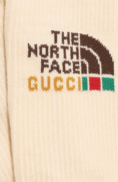 Хлопковые носки the north face x gucci GUCCI, арт. 652043 4G492, фото 2