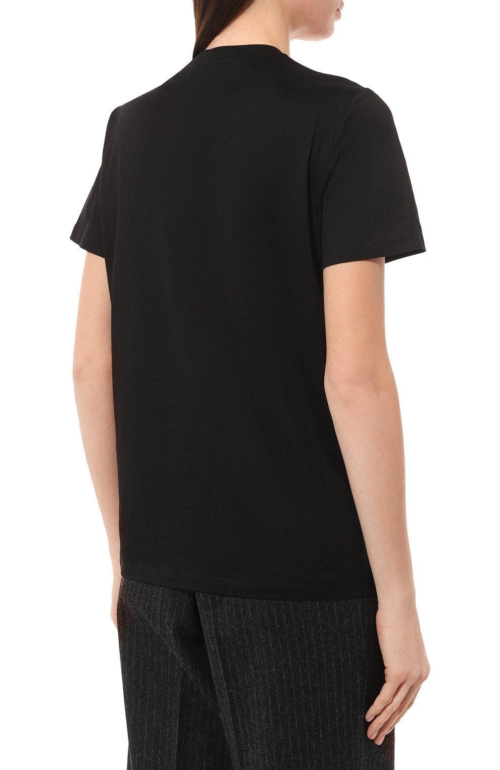 Хлопковая футболка PRADA, арт. 35838-1X58-F0002-161, фото 4