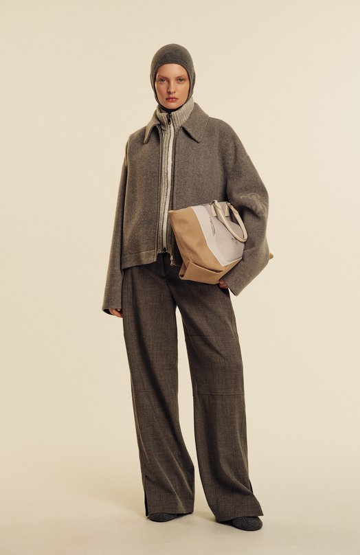 Текстильные сапоги Atomic Bottega Veneta 775456-V3V00 Серый  775456-V3V00 Фото 8