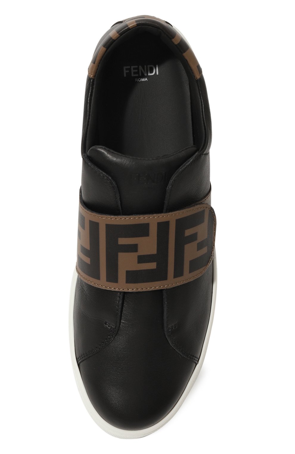 Кожаные кеды FENDI, арт. JMR325/A7N4/32-39, фото 4