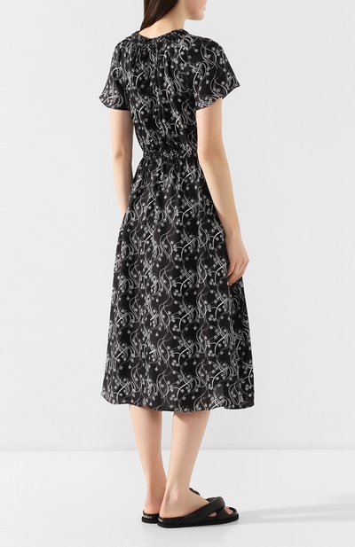 Платье из смеси вискозы и шелка KENZO, арт. FA52R0181521, фото 4