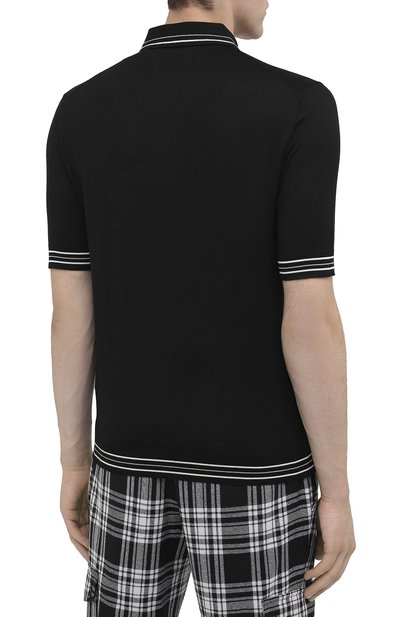 Шелковое поло DOLCE & GABBANA, арт. GXA45T/JASNJ, фото 4