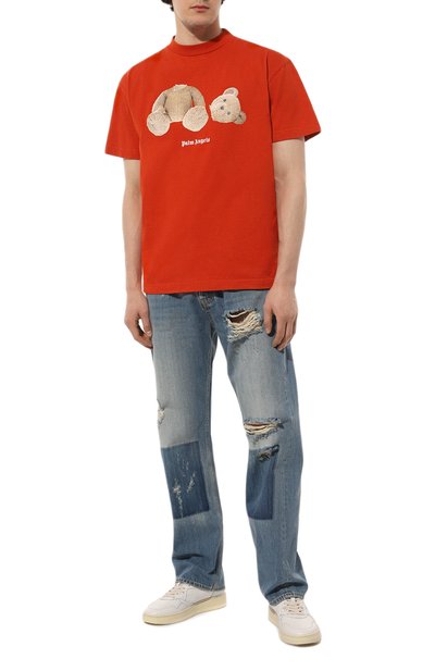 Хлопковая футболка PALM ANGELS, арт. PMAA001F22JER0052760, фото 2