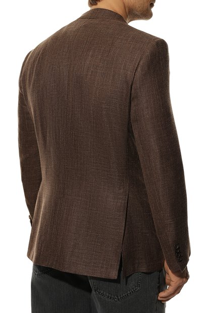 Пиджак из шерсти и шелка BRIONI, арт. RG0J0P/P1A77/BRUNIC0, фото 4