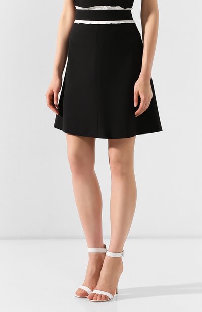 Юбка REDVALENTINO черного цвета по цене 29950 руб., арт. SR3RAC40/3FT, фото 3 Юбка REDVALENTINO, арт. SR3RAC40/3FT, фото 3