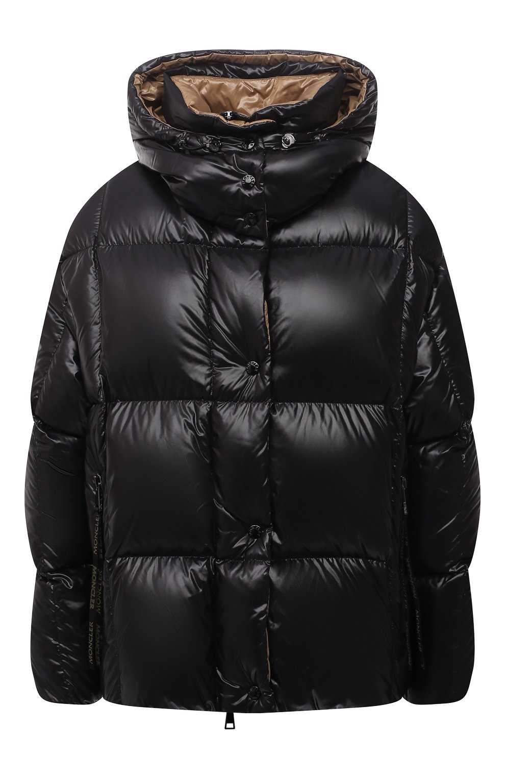 Пуховик parana MONCLER черного цвета по цене 183500 руб., арт. G2-093-1A001-07-68950, фото 1 Пуховик parana MONCLER, арт. G2-093-1A001-07-68950, фото 1