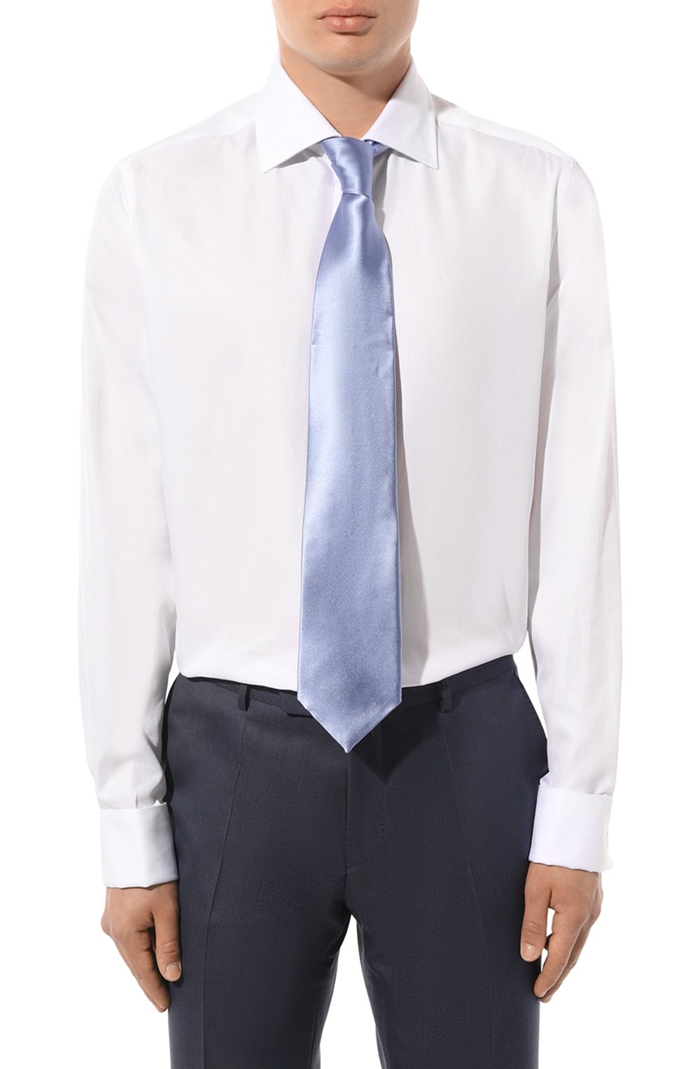 Хлопковая сорочка CANALI белого цвета по цене 24850 руб., арт. 718/GA60130, фото 3 Хлопковая сорочка CANALI, арт. 718/GA60130, фото 3