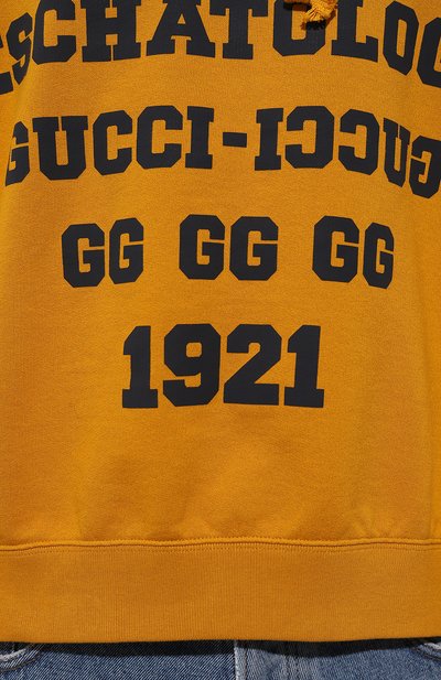 Хлопковое худи GUCCI, арт. 655469 XJDHN, фото 5