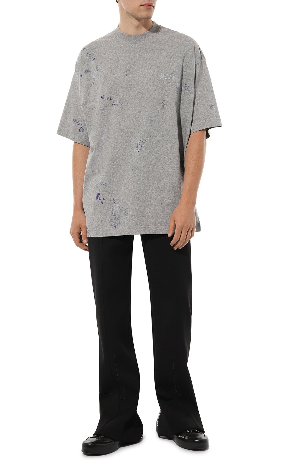 Хлопковая футболка VETEMENTS, арт. UE54TR320G, фото 5