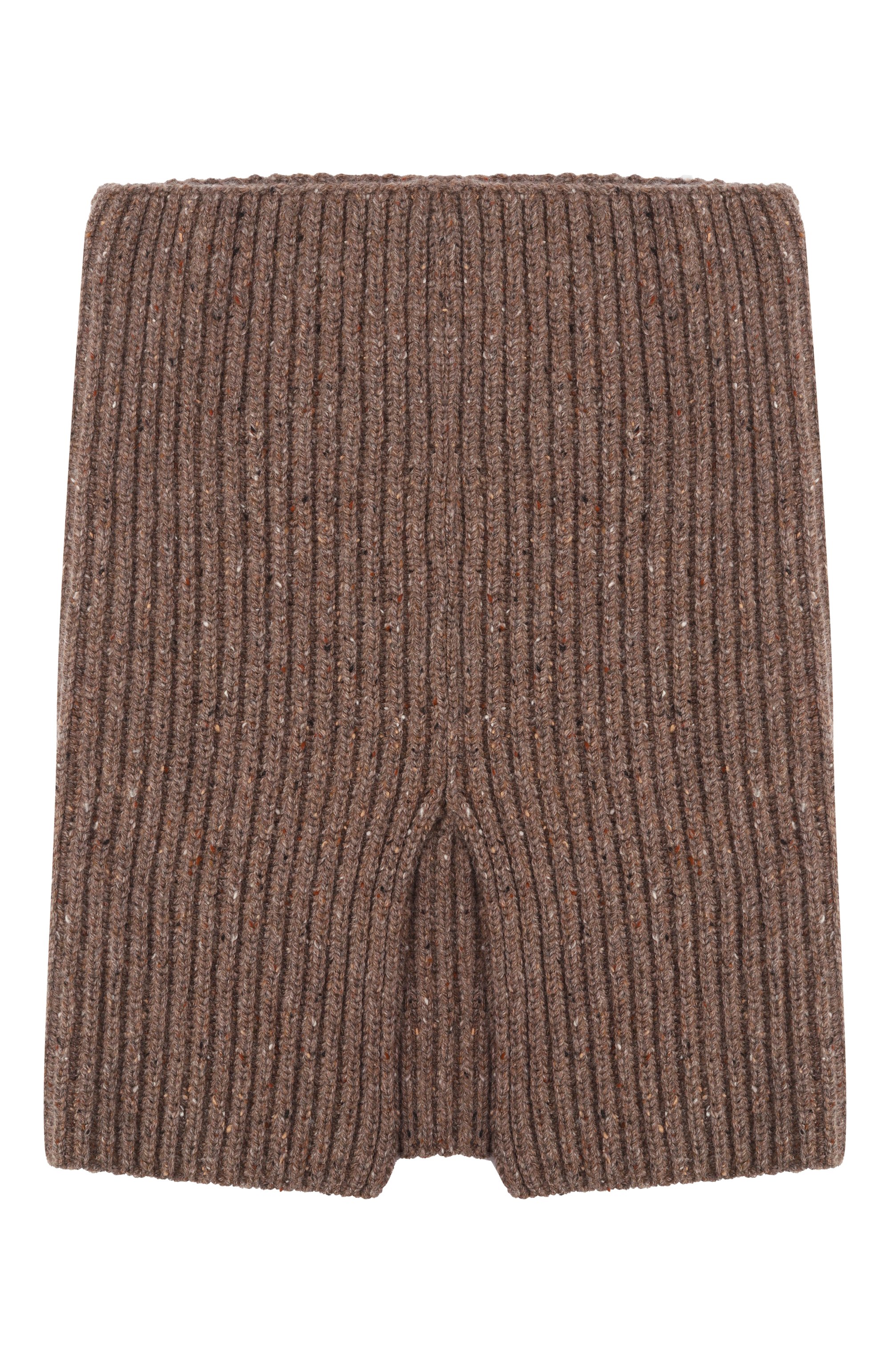 Кашемировый шарф-снуд UMA WANG светло-коричневого цвета по цене 46350 руб., арт. UK0040, фото 4 Кашемировый шарф-снуд UMA WANG, арт. UK0040, фото 4