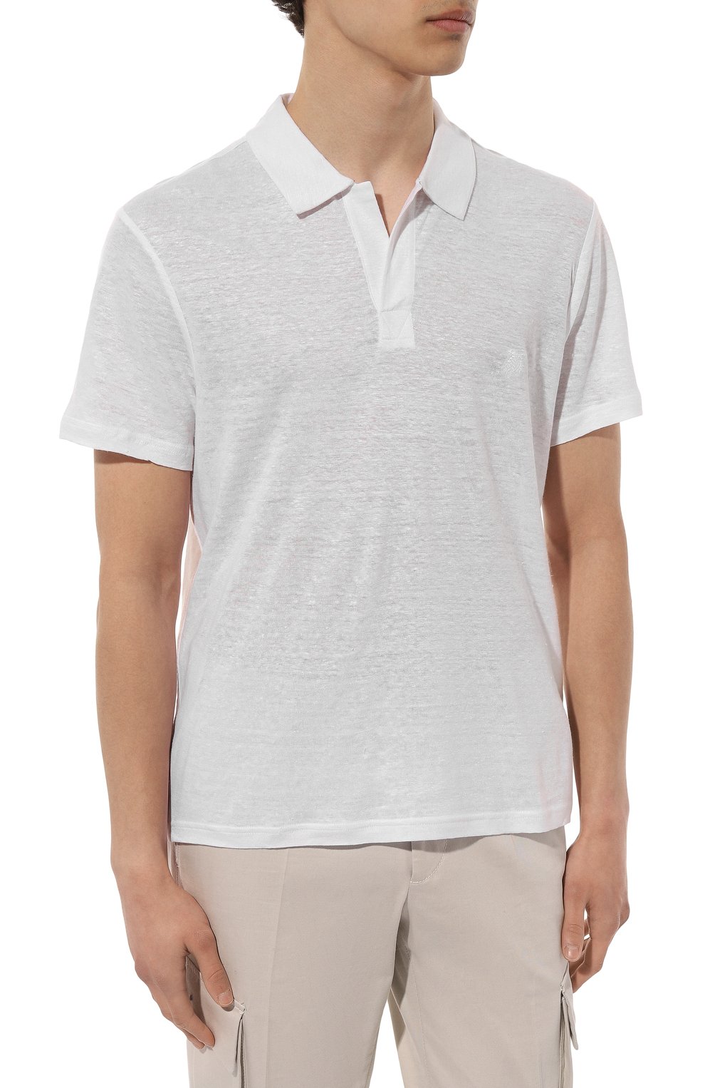 Льняное поло VILEBREQUIN, арт. PYRE9O00/010, фото 3