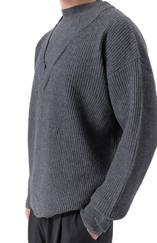 Шерстяной джемпер Laneus F5LAMAJP133 Серый  F5LAMAJP133 Фото 5