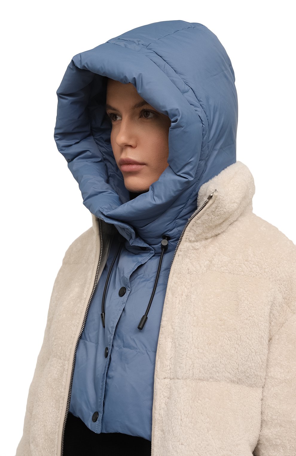 Пуховый капюшон YS ARMY PARIS, арт. 22WFA067XXF64W, фото 2