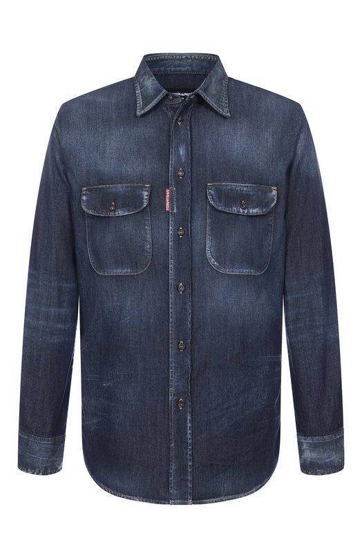 Джинсовая рубашка Dsquared2 S74DM0951/S30341 Синий S74DM0951/S30341