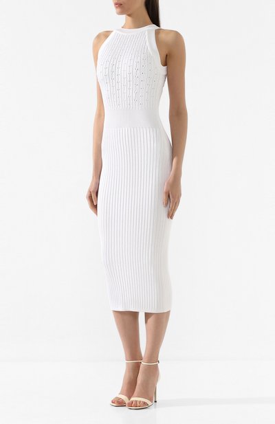 Платье из вискозы BALMAIN, арт. SF26371/K487, фото 3