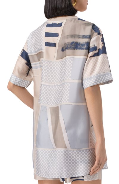 Шелковый топ LORENA ANTONIAZZI, арт. E2553TS42A/4916, фото 4