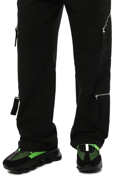 Комбинированные кроссовки chain reaction VERSACE, арт. DSU7071/1A06085, фото 3