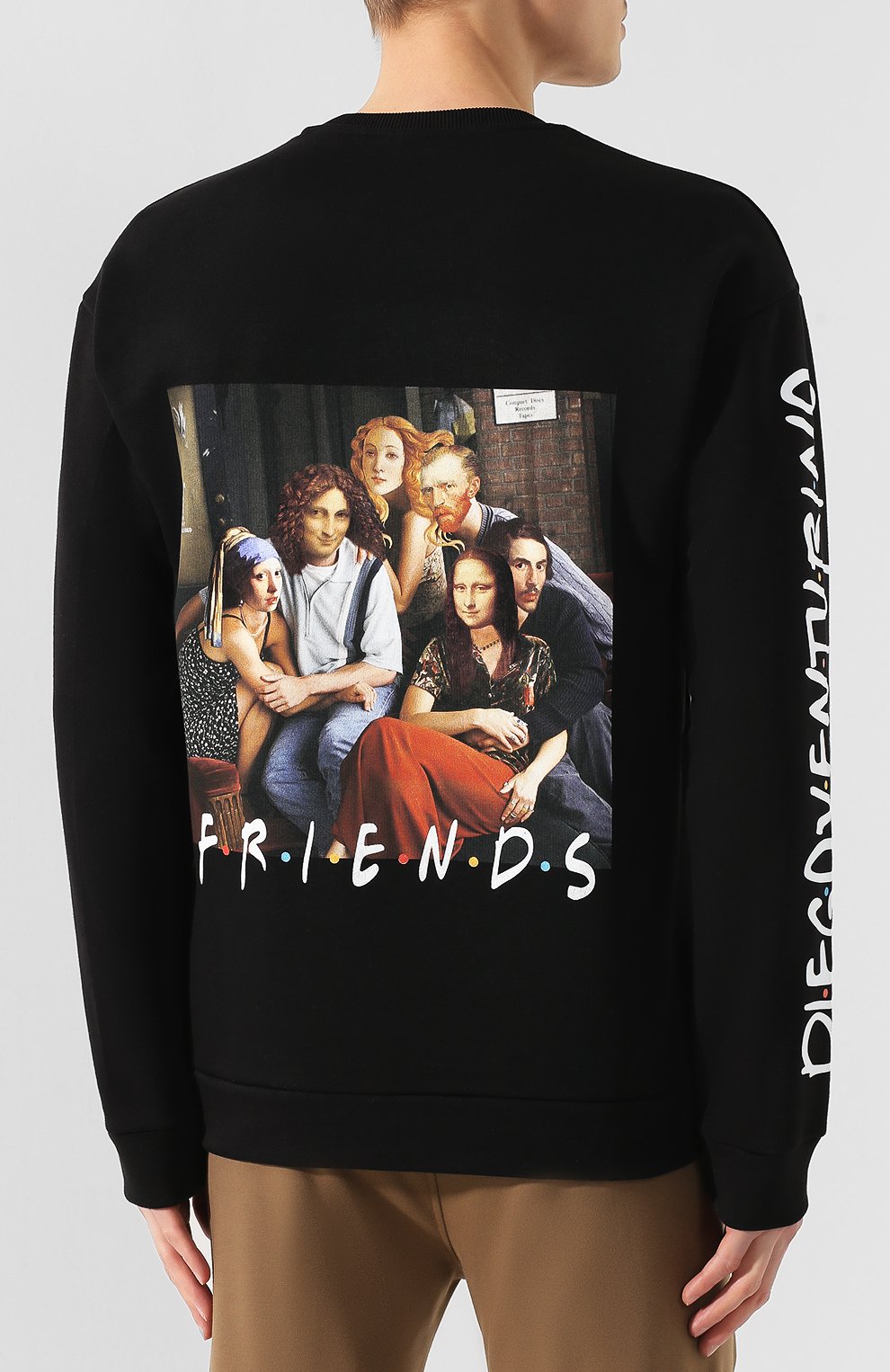 Хлопковый свитшот DIEGO VENTURINO, арт. SS19 - DV FLG CFD, фото 4