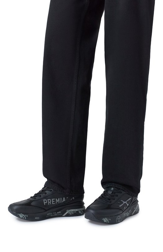 Комбинированные кроссовки Moerun Premiata M0ERUN/VAR 7919M Чёрный  M0ERUN/VAR 7919M Фото 3