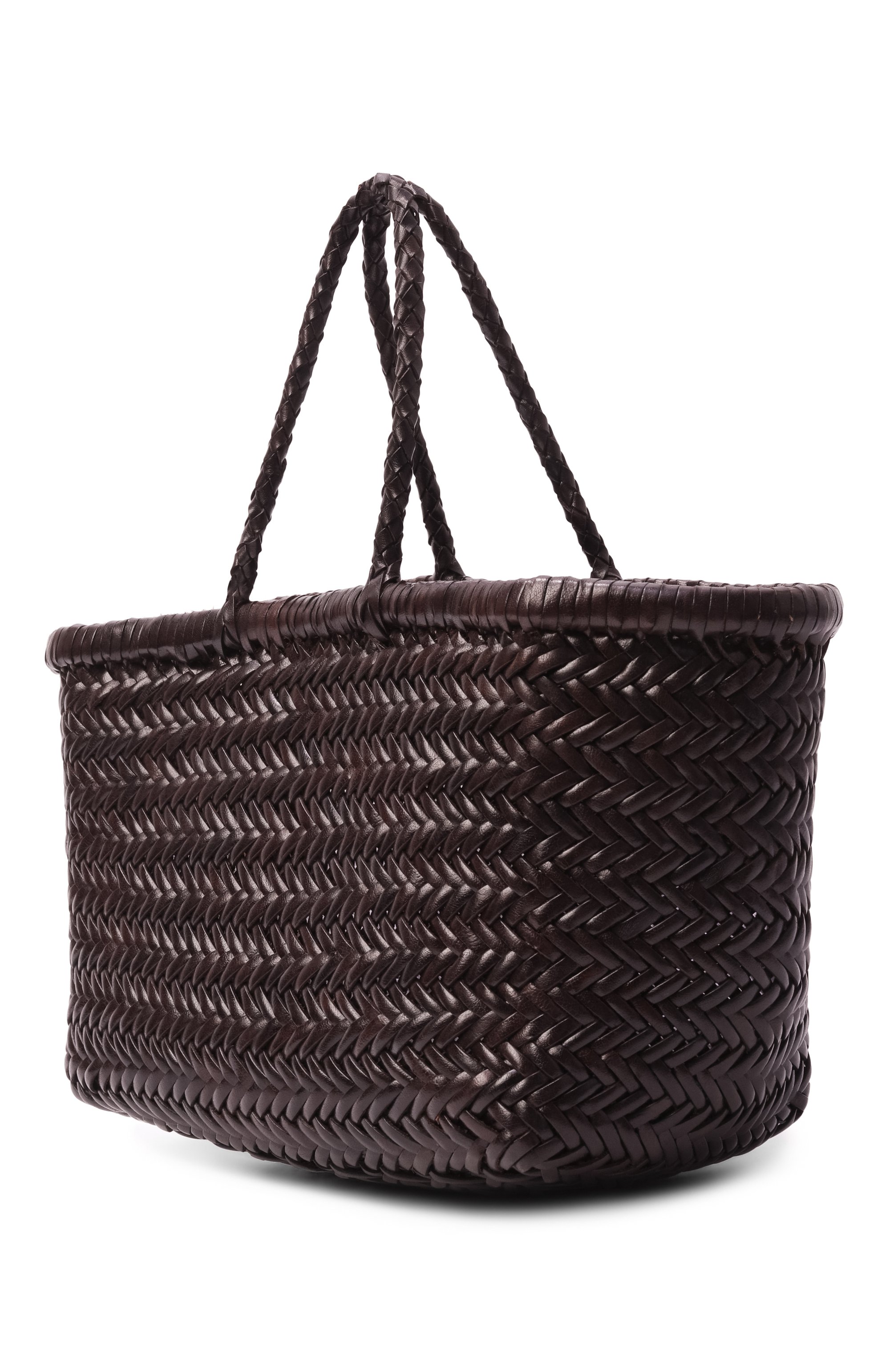 Сумка-тоут triple jump small DRAGON DIFFUSION темно-коричневого цвета по цене 38950 руб., арт. 8811, фото 4 Сумка-тоут triple jump small DRAGON DIFFUSION, арт. 8811, фото 4