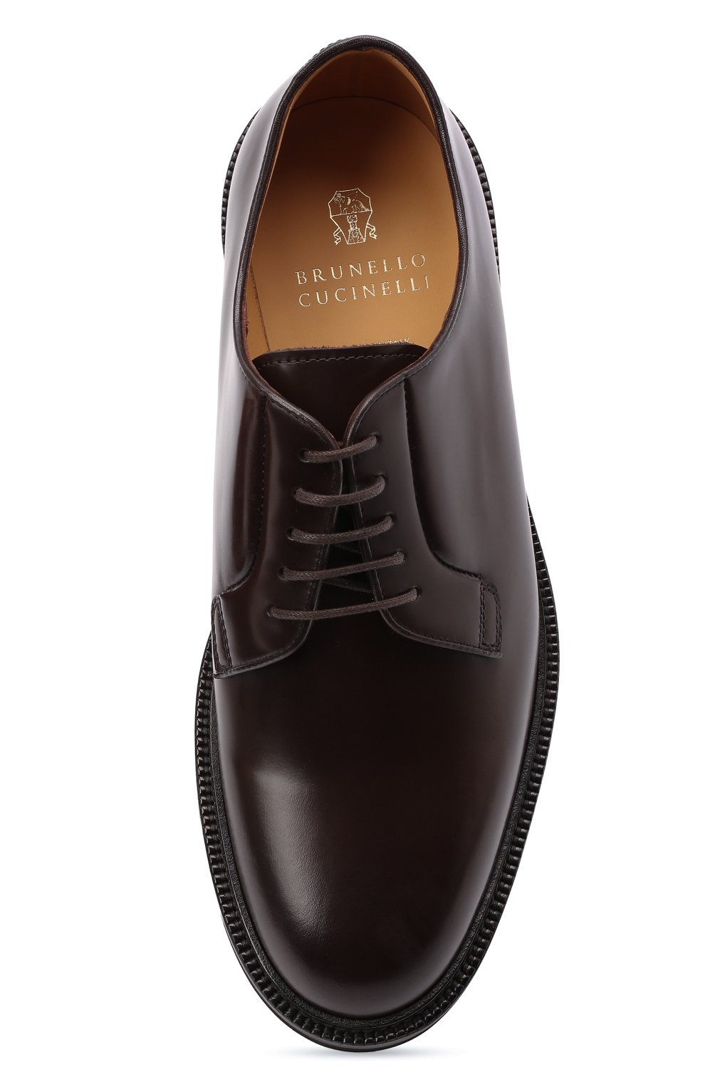 Кожаные дерби BRUNELLO CUCINELLI, арт. MZUVRNK810, фото 6