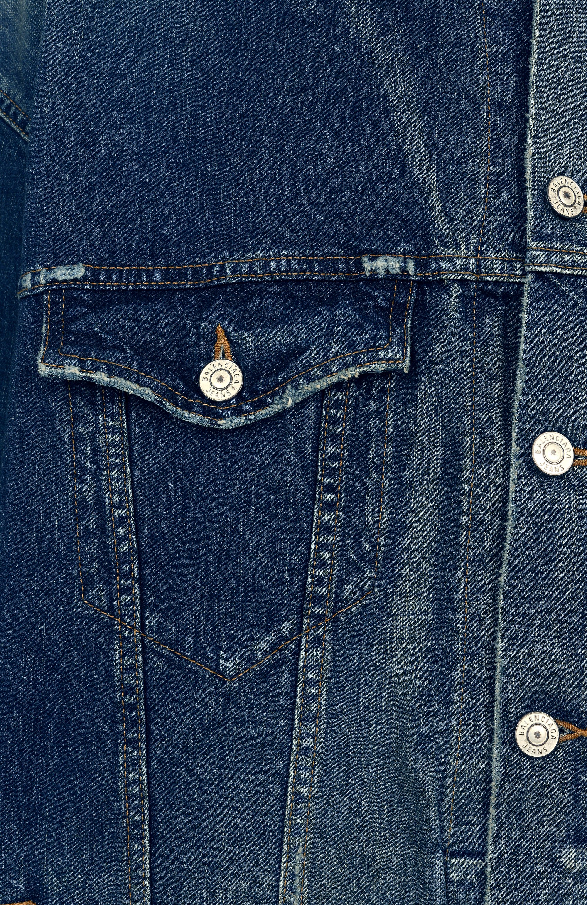 Джинсовая куртка BALENCIAGA, арт. 738738/TRW62, фото 5