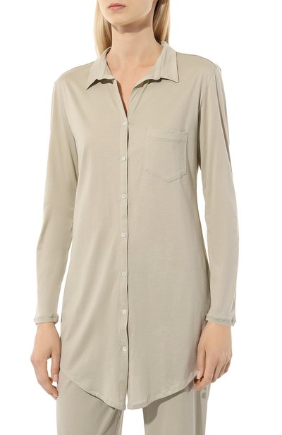 Хлопковая рубашка HANRO, арт. 077958, фото 3